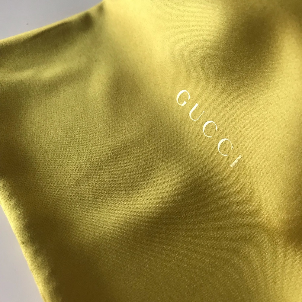 Gucci silk sunglasses pouch